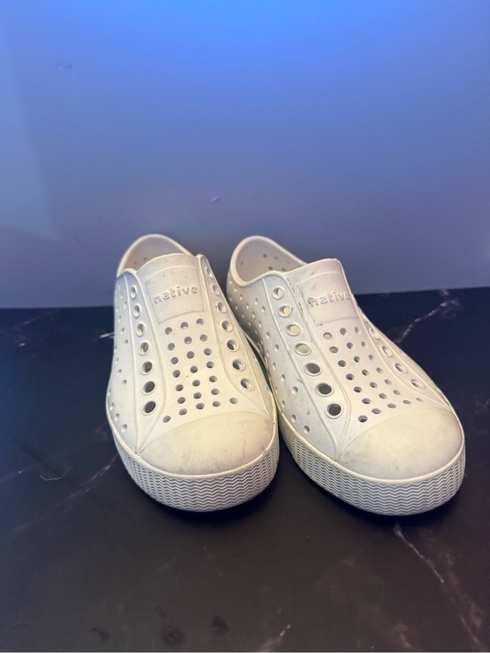 Native Slip-On Sneakers in White